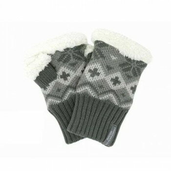 婦人用手袋 ニット手袋 23cm グレー(5) 005306221【メーカー直送：代金引換不可：同梱不可】【北海道・沖縄・離島は配達不可】