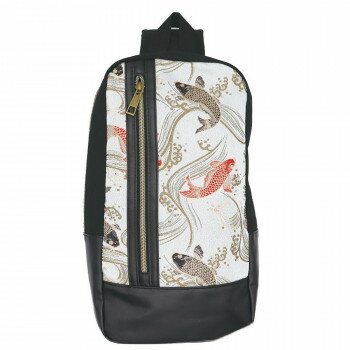 大西賢製販 Ripple 金襴ボディバッグ 鯉 B45-KBB02【メーカー直送：代金引換不可：同梱不可】【北海道・沖縄・離島は配達不可】(4.0)