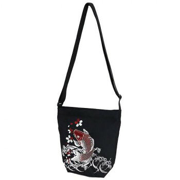 大西賢製販 Ripple 刺繍ショルダーバッグ 紅鯉 B38-SSB02【メーカー直送：代金引換不可：同梱不可】【北海道・沖縄・離島は配達不可】