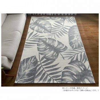 ダイニングラグ Saint lucia セントルシア Gray グレー 200×250【メーカー直送：代金引換不可：同梱不可】【北海道・沖縄・離島は配達不可】