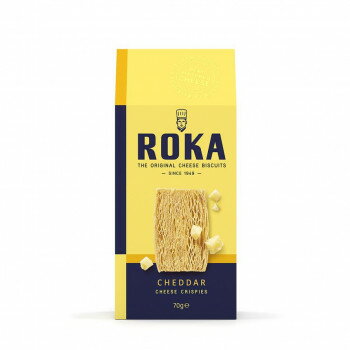 ROKA ロカ チーズクリスプ・チェダー 12入 輸入菓子【メーカー直送：代金引換不可：同梱不可】【北海道・沖縄・離島は配達不可】