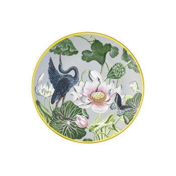 (B) Wedgwood ウェッジウッド ワンダーラスト ウォーターリリー 20cm プレート 1057262【メーカー直送：代金引換不可：同梱不可】【北海道・沖縄・離島は配達不可】