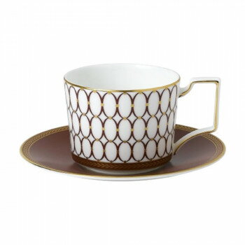 (B) Wedgwood　ウェッジウッド 　ルネッサンス レッド ティーカップ＆ソーサー　1058821【メーカー直送：代金引換不可：同梱不可】【北海道・沖縄・離島は配達不可】