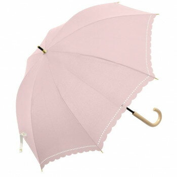 三国 グラスファイバー骨 裏黒コーティング晴雨兼用長傘 ヒートカット ピンク S1517106【メーカー直送：代金引換不可：同梱不可】【北海道・沖縄・離島は配達不可】