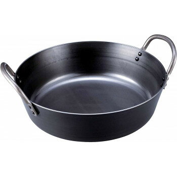 Rakuten - 神田鉄鍋/鉄揚鍋　24cm(2.9L)　002172【メーカー直送：代金引換不可：同梱不可】【北海道・沖縄・離島は配達不可】