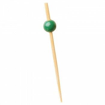 萬洋 チェリー串 (緑)5cm100本入 18-394B【メーカー直送：代金引換不可：同梱不可】【北海道・沖縄・離島は配達不可】