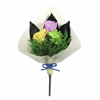 プリザーブド仏花　ほのか カーネーション/イエロー　C20430【メーカー直送：代金引換不可：同梱不可】..