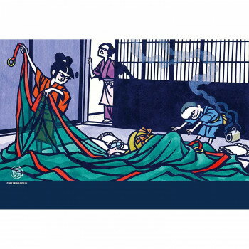 ジグソーパズル 300ピース 蚊帳 =かや= (滝平二郎)【メーカー直送：代金引換不可：同梱不可】【北海道..