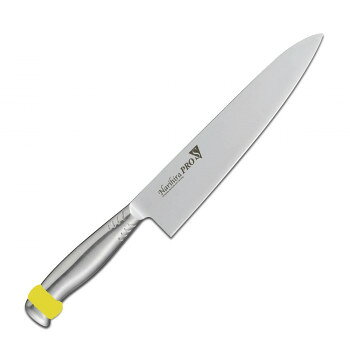 Butcher-Knives - 富士カトラリー NarihiraPRO」S」 牛刀 210mm イエロー FC-3024YL【メーカー直送：代金引換不可：同梱不可】【北海道・沖縄・離島は配達不可】