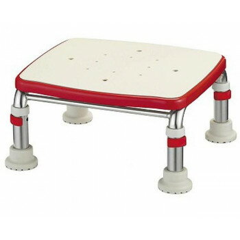 安寿 ステンレス製浴槽台R「あしぴた すべり止めシートタイプ(ミニ)15-20 536-464 レッド 228051 S0341..