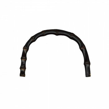 イナズマ(INAZUMA) 竹バッグ持ち手BB-5 焼き焦茶 横-約20cm2本手【メーカー直送：代金引換不可：同梱不可】【北海道・沖縄・離島は配達不可】