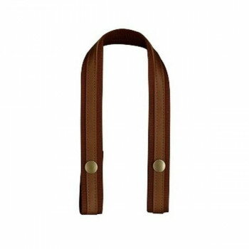 INAZUMA イナズマ レザーオンテープホック式持ち手 2本手 約40cm (870)焦茶/焦茶 YAT-4121【メーカー直送：代金引換不可：同梱不可】【北海道・沖縄・離島は配達不可】