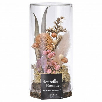 コルクガラスドーム アンティークアレンジドーム S ピンク 57m6008300002【メーカー直送：代金引換不可：同梱不可】【北海道・沖縄・離島は配達不可】