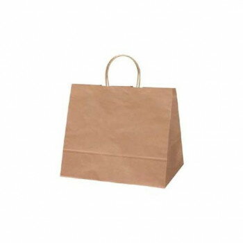 タカ印　手提げ袋 未晒 320×200×275 10P　50-6001　10枚【メーカー直送：代金引換不可：同梱不可】【北海道・沖縄・離島は配達不可】