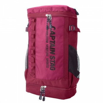 スワン CAPTAIN STAG スクエアリュック ワイン 01246【メーカー直送：代金引換不可：同梱不可】【北海道・沖縄・離島は配達不可】