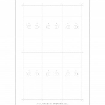 タカ印 OAピアス・イヤリング専用台紙 ホワイト LL 44-7641 10シ-ト【メーカー直送：代金引換不可：同..
