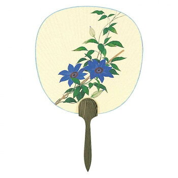 日本製(MADE IN JAPAN) うちわ 都の風 (鉄仙) 2722【メーカー直送：代金引換不可：同梱不可】【北海道・沖縄・離島は配達不可】