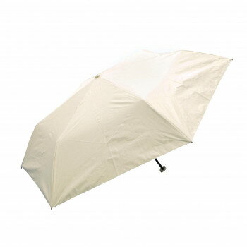 藤田屋 雨晴兼用婦人折りたたみ傘 55cm 雨晴兼用 スリムミニ ベージュ UMS-2561(SH)【メーカー直送：代金引換不可：同梱不可】【北海道・沖縄・離島は配達不可】