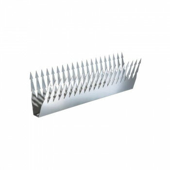 シロクマ アロー忍び返しW形 電解研磨 FG-4W【メーカー直送：代金引換不可：同梱不可】【北海道・沖縄・離島は配達不可】