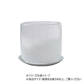※パッケージ、デザイン等は予告なく変更される場合があります。※画像はイメージです。商品タイトルと一致しない場合があります。植物のみずみずしさ、清涼感を感じたい方にオススメです。肉厚さとガラスの透明感に植物や土が合います。ソーサーの形状・質感にこだわりました。ガラス鉢の注意点※本品底部(水抜きの穴)周辺に製造過程で生じるカケがございます。素手で触って手を切らないようにご注意ください。アルミ製ソーサーの注意点※このソーサーはアルミ製でエッジが鋭い場合がございます。※お取り扱いの際にはエッジには触れないようにするか、手袋を着用するようにしてください。サイズポット:Φ10.5×H10.5cm、口径:Φ9.5cm、ソーサー:Φ11×H1cm個装サイズ：20×20×20cm重量個装重量：500g素材・材質アルミ生産国中国広告文責:株式会社ホームセンターセブンTEL:0978-33-2811※パッケージ、デザイン等は予告なく変更される場合があります。※画像はイメージです。商品タイトルと一致しない場合があります。fk094igrjs