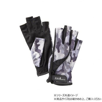 プロモンテ UVケアートレッキンググローブフィンガーレス GB058U Lサイズ ホワイトカモ【メーカー直送：代金引換不可：同梱不可】【北海道・沖縄・離島は配達不可】