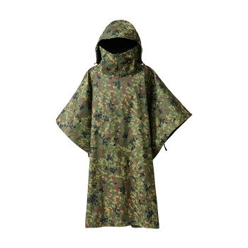 ダンロップ アンアクター 迷彩ポンチョ グリーンカモ GKP02-D【メーカー直送：代金引換不可：同梱不可】【北海道・沖縄・離島は配達不可】
