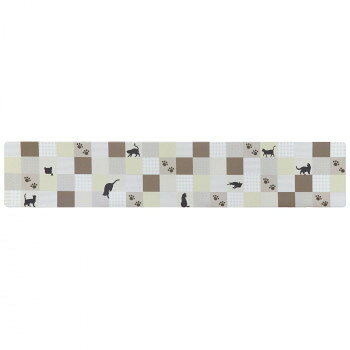 ※パッケージ、デザイン等は予告なく変更される場合があります。※画像はイメージです。商品タイトルと一致しない場合があります。水はねや油汚れをサッと拭くだけ!面倒なお洗濯が不要なので毎日のお手入れが簡単。厚み6mmのクッション性がキッチンでの立ち仕事による足腰の疲れを軽減し、床をキズ・汚れ等から守ります。塩化ビニル樹脂製で燃えにくく、火を扱うキッチンでも安全にご使用いただけます。表面と裏面の凹凸で滑りにくい仕様。角が丸形なので突っかかりにく、くすべりにくいです。サイズ約45×240cm個装サイズ：41×48×64cm重量個装重量：295g素材・材質塩化ビニル樹脂仕様製法:インクジェット生産国中国広告文責:株式会社ホームセンターセブンTEL:0978-33-2811※パッケージ、デザイン等は予告なく変更される場合があります。※画像はイメージです。商品タイトルと一致しない場合があります。fk094igrjs