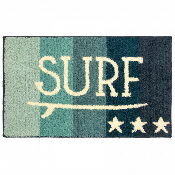 カキウチ サーフ フロアマット ブルー 45×75cm【メーカー直送：代金引換不可：同梱不可】【北海道・沖縄・離島は配達不可】