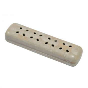 Buddhist Instruments - 京都花結晶 寝かせる線香皿 清水焼 中 淡黄 32F186t800072【メーカー直送：代金引換不可：同梱不可】【北海道・沖縄・離島は配達不可】
