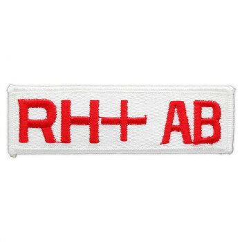東洋マーク製作所　ワッペン　RH+AB　A-109【メーカー直送：代金引換不可：同梱不可】【北海道・沖縄・離島は配達不可】