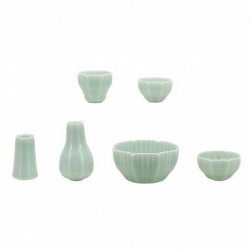 乐天商城 - ALTE MEISTER　アルテマイスター　仏具　花しずく　6点セット　青磁　41391【メーカー直送：代金引換不可：同梱不可】【北海道・沖縄・離島は配達不可】