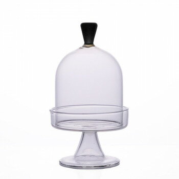 China Ornaments - 志成販売 蓋付きガラスのミニコンポート(L) 108331【メーカー直送：代金引換不可：同梱不可】【北海道・沖縄・離島は配達不可】