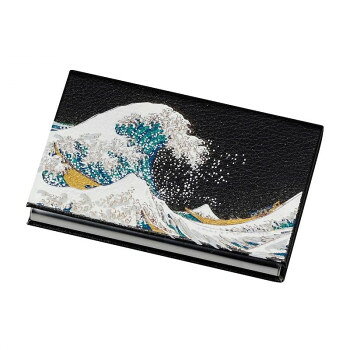 まえじゅう漆器　カードケース 波(B) 3V-342【メーカー直送：代金引換不可：同梱不可】【北海道・沖縄・離島は配達不可】