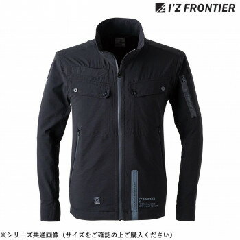 Jumper, Blouson - アイズフロンティア ストレッチ3Dワークジャケット 05 ブラック LL 3120【メーカー直送：代金引換不可：同梱不可】【北海道・沖縄・離島は配達不可】