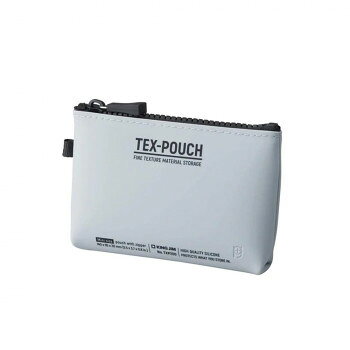 キングジム TEX-POUCH MINI クレ TXP200-GY【メーカー直送：代金引換不可：同梱不可】【北海道・沖縄・離島は配達不可】
