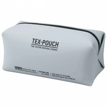 キングジム TEX-POUCHBOX クレ TXP500-GY【メーカー直送：代金引換不可：同梱不可】【北海道・沖縄・離島は配達不可】