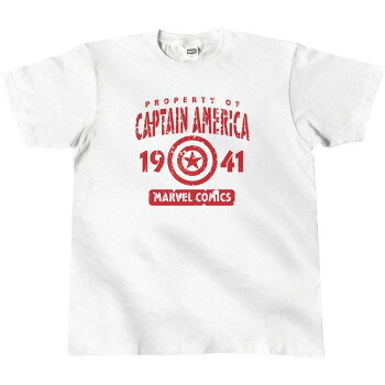 イン・ロック MARVEL(マーベル) キャプテン・アメリカ4 Tシャツ(L 白) IG4525【メーカー直送：代金引換不可：同梱不可】【北海道・沖縄・離島は配達不可】