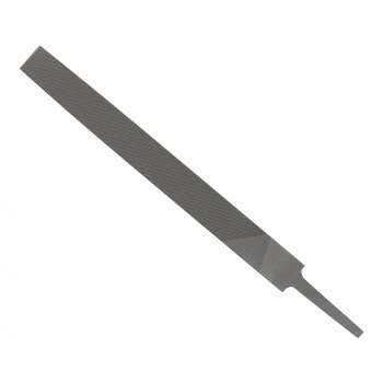 ツボサン　鉄工ヤスリ　柄無し(中目:平)　150mm　T-2　342602【メーカー直送：代金引換不可：同梱不可】【北海道・沖縄・離島は配達不可】