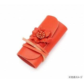 ツイストフラワーシリーズ キーケースキット(四連) 赤 Pkit190-05【メーカー直送：代金引換不可：同梱不可】【北海道・沖縄・離島は配達不可】