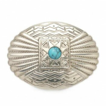 トロフィースタイルバックル オリエンタル ニッケル＆ターコイズ 1ヶ PI70653-05【メーカー直送：代金引換不可：同梱不可】【北海道・沖縄・離島は配達不可】