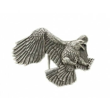 トロフィースタイルバックル ファイティングイーグル ニッケル 1ヶ PI1770-53【メーカー直送：代金引換不可：同梱不可】【北海道・沖縄・離島は配達不可】