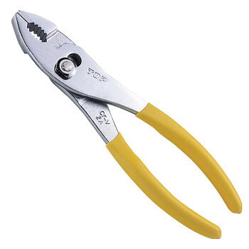 トップ工業(TOP) コンビネーションプライヤ ビニ-ルグリップ付 P-250G【メーカー直送：代金引換不可：同梱不可】【北海道・沖縄・離島は配達不可】