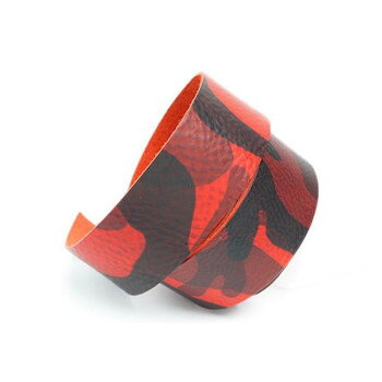 迷彩柄レース レッド(Rosso) 1本 Phimo0167-04【メーカー直送：代金引換不可：同梱不可】【北海道・沖縄・離島は配達不可】
