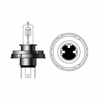 Light Valves - M＆Hマツシマ ハロゲンバルブ(1個) H4EU 12v 45/40w STDクリア 120 C【メーカー直送：代金引換不可：同梱不可】【北海道・沖縄・離島は配達不可】