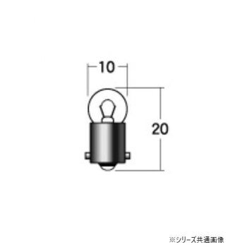 M＆Hマツシマ　白熱電球(1個入) 12v3.4w G10 BA9S イエロー 1P7113 YE【メーカー直...