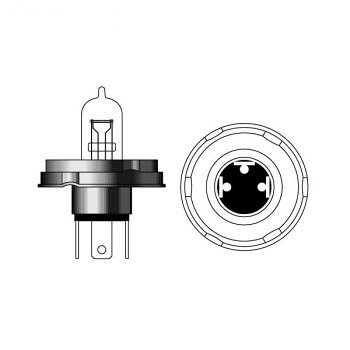 Light Valves - M＆Hマツシマ　ハロゲンバルブ(1個入) PH6E 12v 45/45w B2クリア 18A B2C【メーカー直送：代金引換不可：同梱不可】【北海道・沖縄・離島は配達不可】