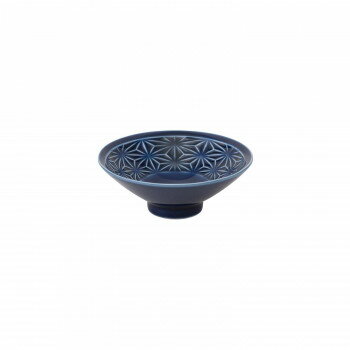 西海陶器 Other 麻柄　平盃 藍 50ml 25684【メーカー直送：代金引換不可：同梱不可】【北海道・沖縄・離島は配達不可】