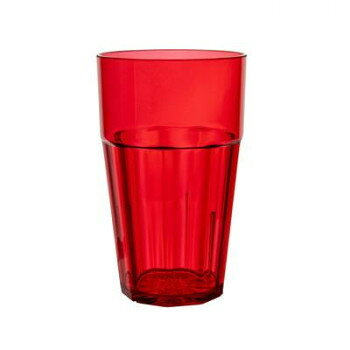ダイヤモンドタンブラー 470ml 16oz レッド PLPCTB116RD【メーカー直送：代金引換...