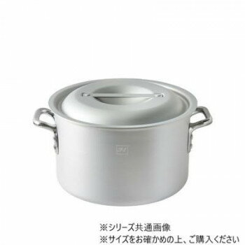 樂天商城 - IH対応アルマイト加工アルミ半寸胴鍋(目盛付) 33cm AZIALHZND033【メーカー直送：代金引換不可：同梱不可】【北海道・沖縄・離島は配達不可】