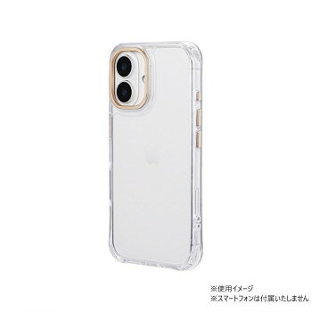 LEPLUS　NEXT iPhone 16 カメラ保護ハイブリッドケース mycam シャンパンゴールド(LN-IM24MCGD) 取り寄せ商品